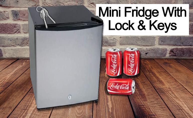 Compact Refrigerator With Lock