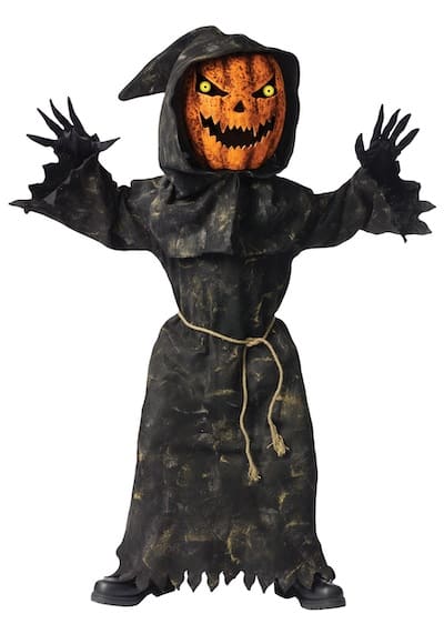 Pumpkin Head Scarecrow Costume